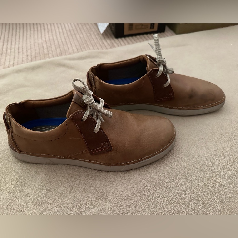 Clarks Men’s Gereld Brown Leather Shoe